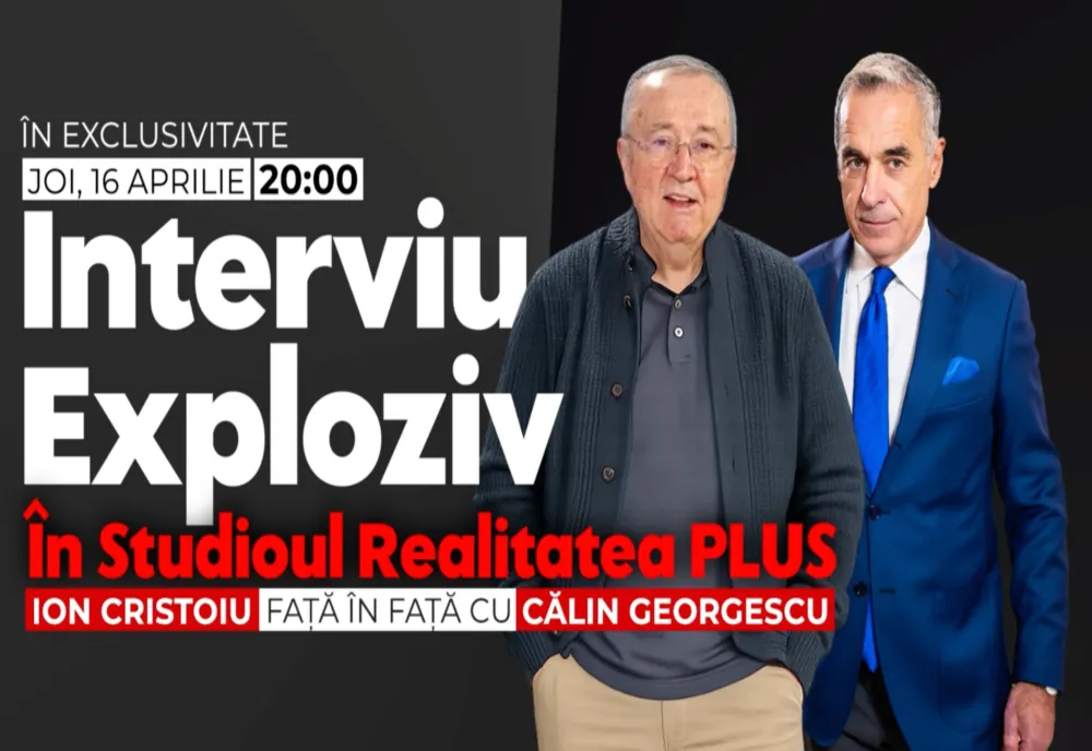 INTERVIU-EVENIMENT în platoul Televiziunii Poporului: Călin Georgescu și Ion Cristoiu, față în față, joi, 16 aprilie, la ora 20:00