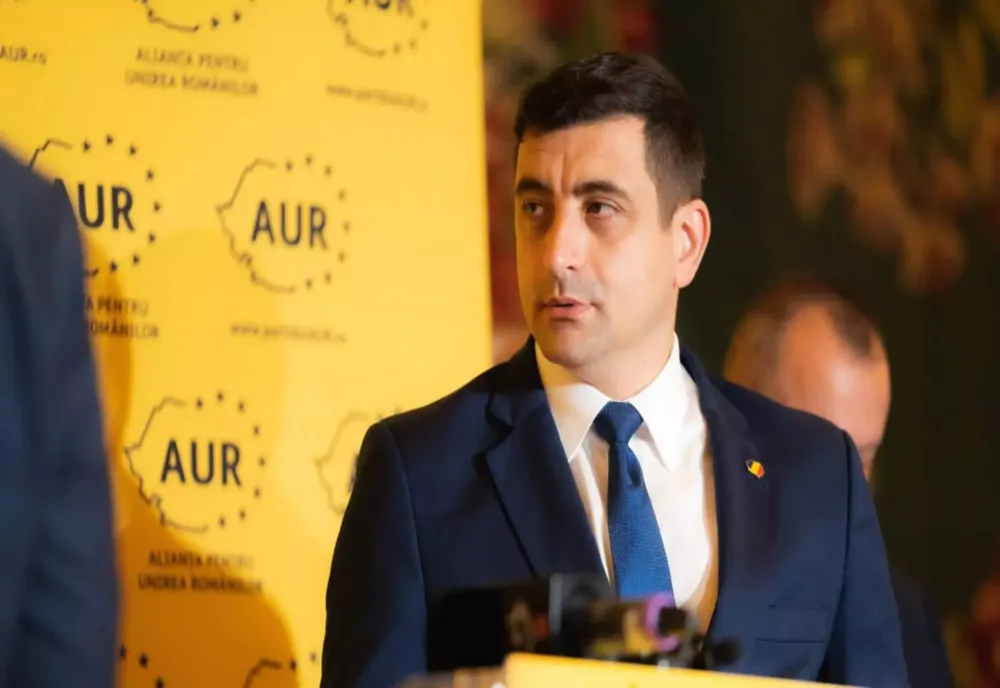 George Simion, în timpul votului din Parlament: ”Guvernul Veștea/Nicușor a picat la vot!”
