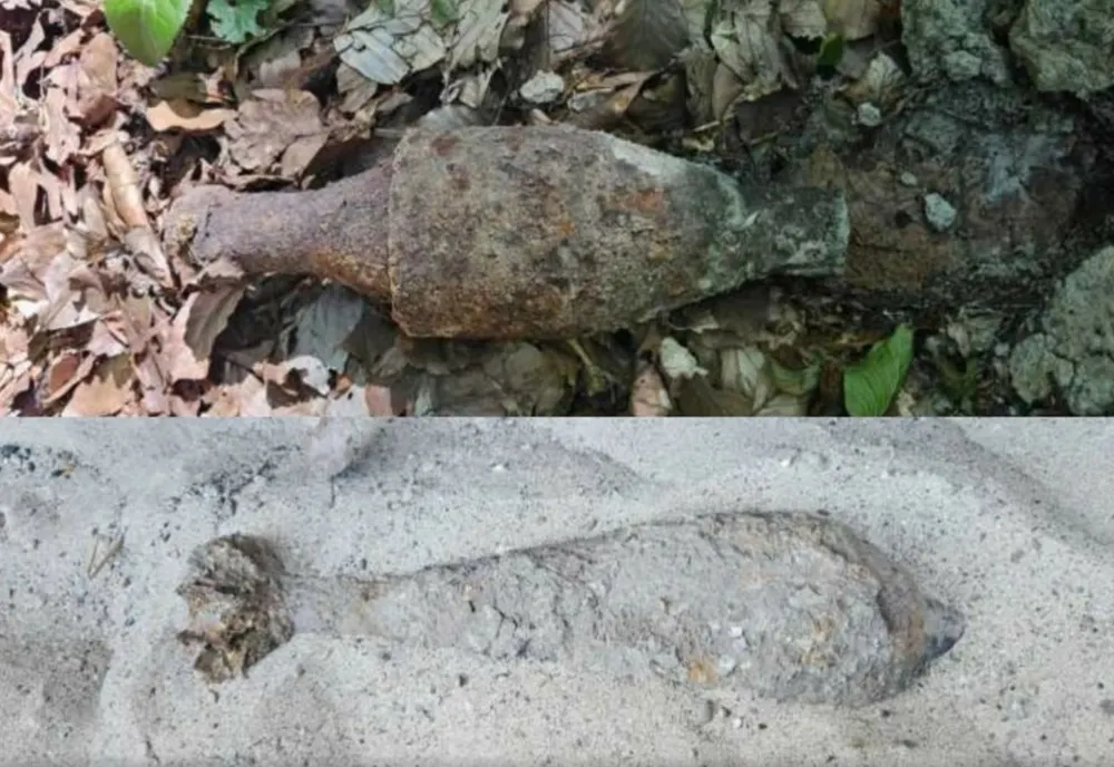 Alertă pe șantierul autostrăzii A7, în județul Neamț. A fost descoperită o bombă de aruncător din Al Doilea Război Mondial-FOTO