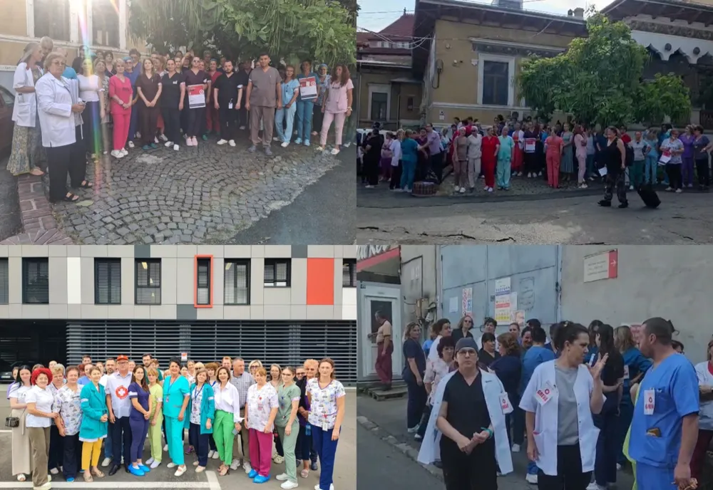 Spitalele din țară, paralizate de greva medicilor. Mii de pacienți au așteptat ore întregi pe holurile unităților medicale - VIDEO