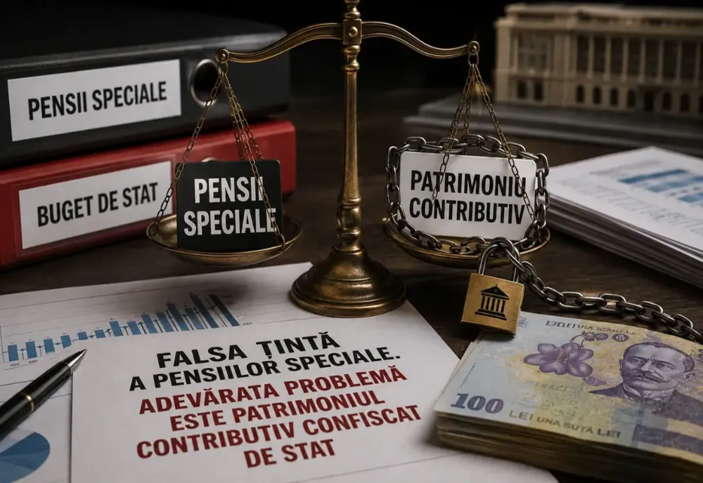 Daniel Udrescu: Falsa țintă a pensiilor speciale. Adevărata problemă este patrimoniul contributiv confiscat de stat