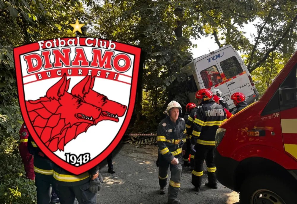 Reacția clubului Dinamo după tragicul accident din Argeș: Un membru al staff-ului medical a murit