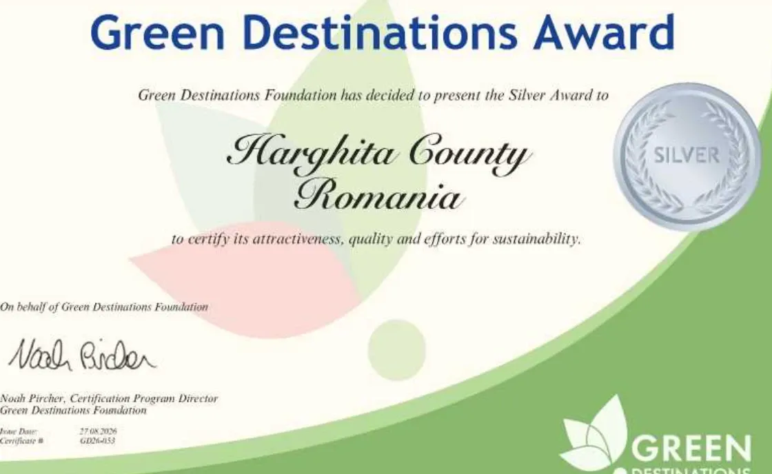 Harghita, prima destinație verde din România
