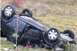 Accident grav în Constanța. Patru persoane au fost rănite, iar o mașină s-a răsturnat și a luat foc