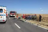 Accident grav în Dolj, pe DN 65C: o femeie a murit, iar trei persoane au ajuns la spital