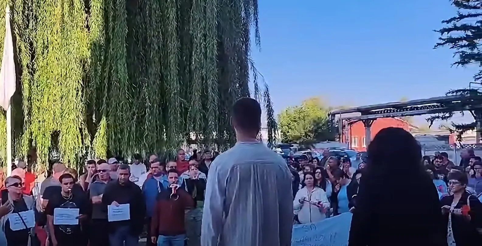 Protest la Carfil Brasov
