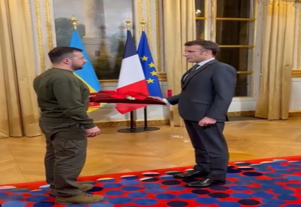 Macron şi Zelenski au discutat despre organizarea unui "summit pentru pace"
