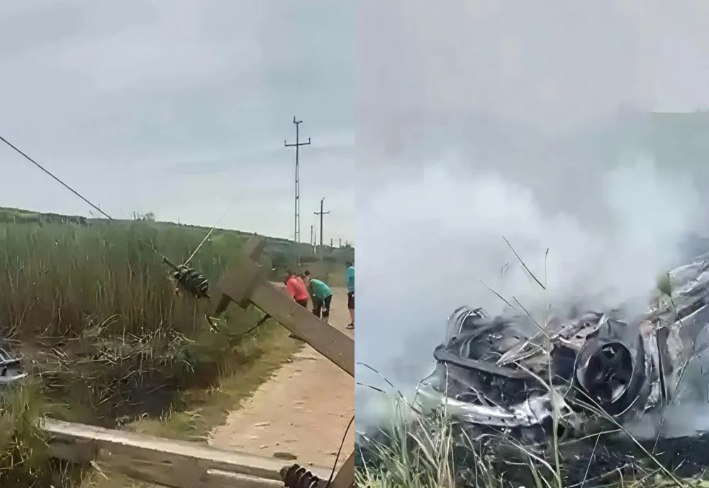 Accident grav în Iași. Un autoturism s-a răsturnat și a luat foc: incendiul s-a extins pe sute de metri pătrați