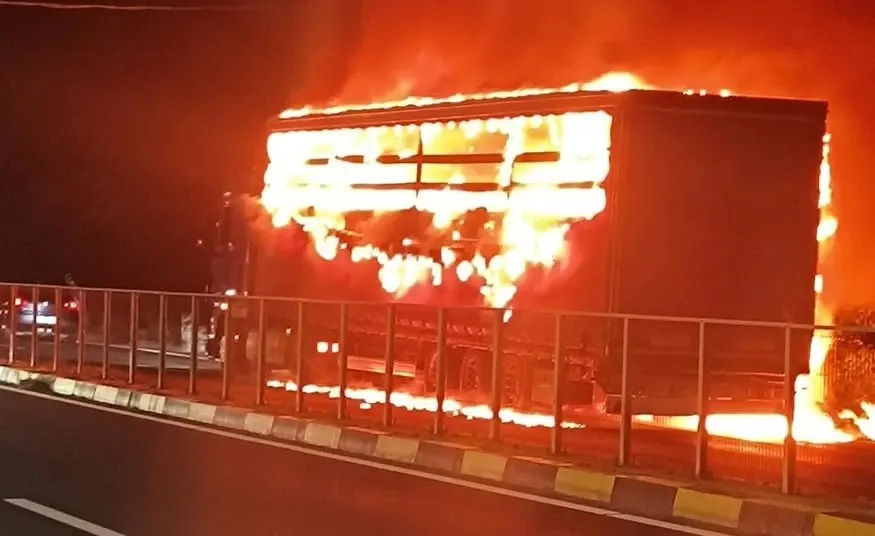 Incendiu în Giurgiu