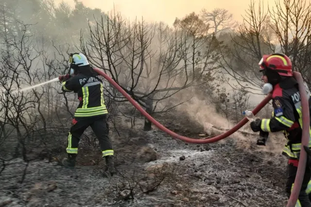 Incendiu de vegetație uscată în Alba Iulia: cinci autospeciale și 20 de pompieri la intervenție