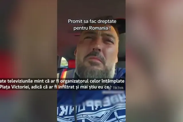 Unul dintre instigatorii de la protestul din Piața Victoriei, prins cu un pistol în mașină. A fost dus la audieri